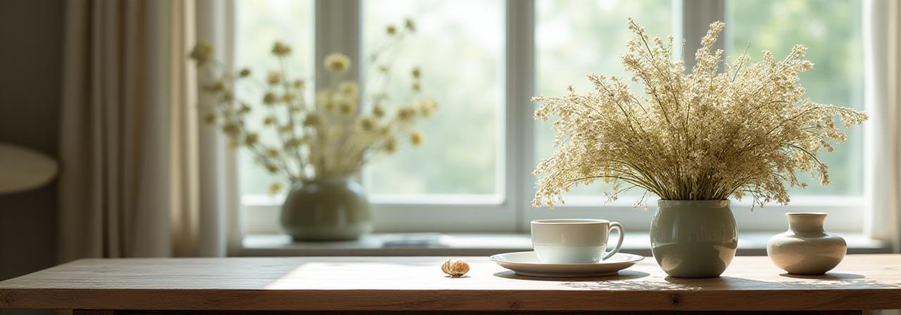 落ち着いた雰囲気のアトリエ風景